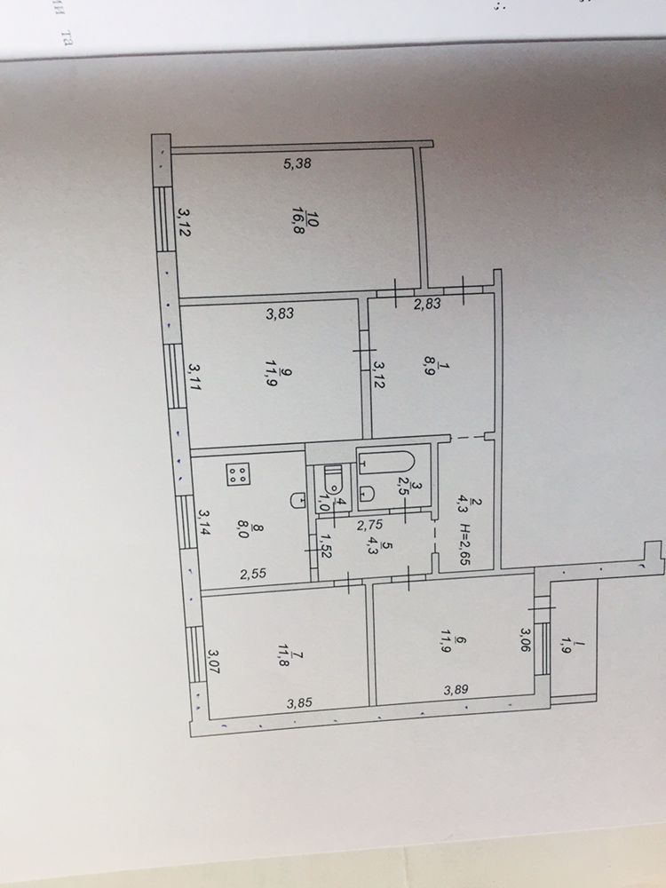 Продаю 4-х комнатную квартиру по ул. С Параджанова Долгинцевский район