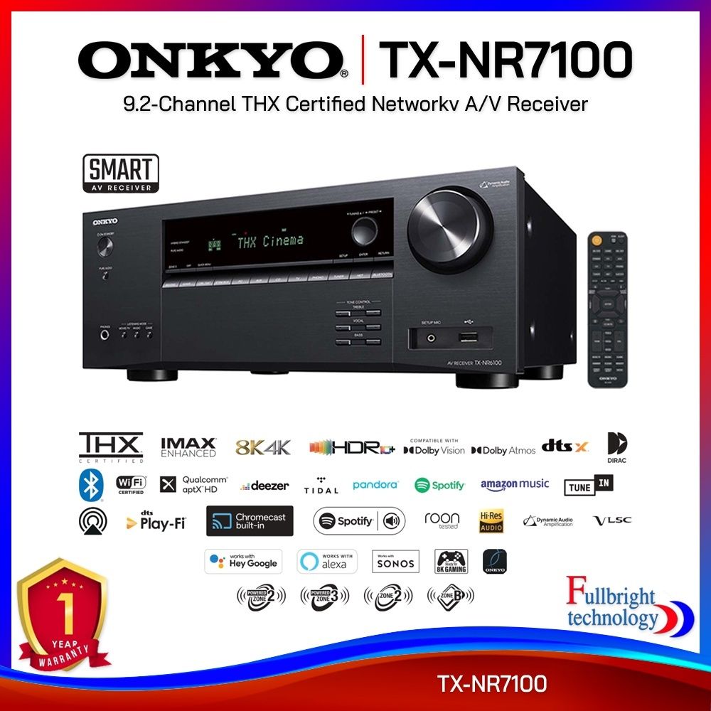 AV-ресиверы Onkyo TX-NR7100/TX-NR6100/TX-NR5100