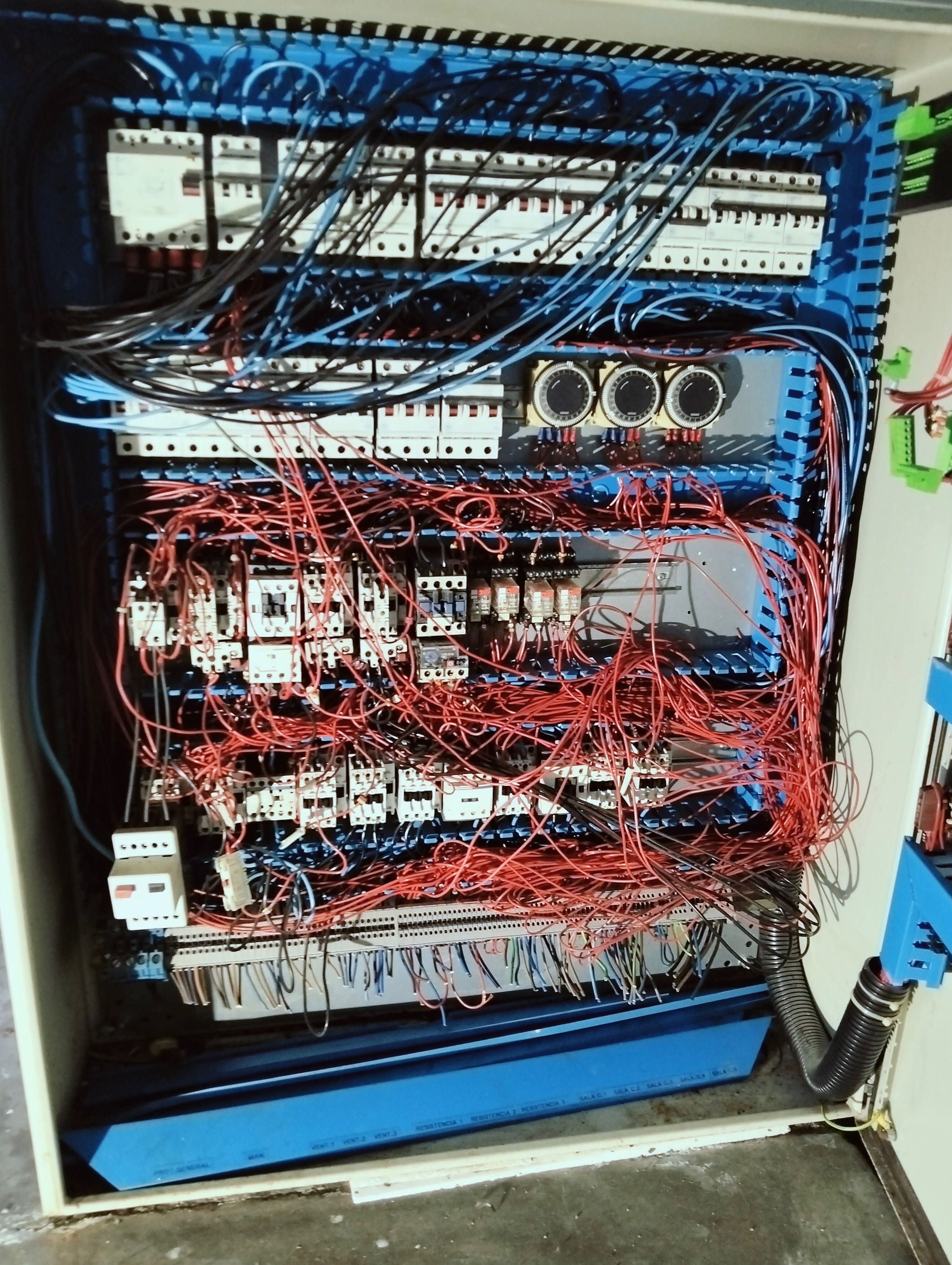 Quadro ELECTRICO INDUSTRIAL (con. disjuntores)