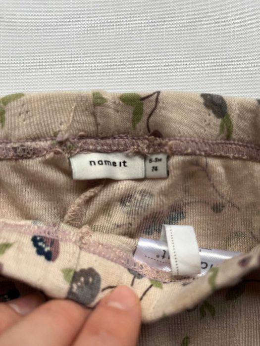 Spodnie merino Name it 74