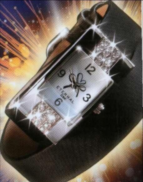 Часы с кристаллами "Swarovski"
