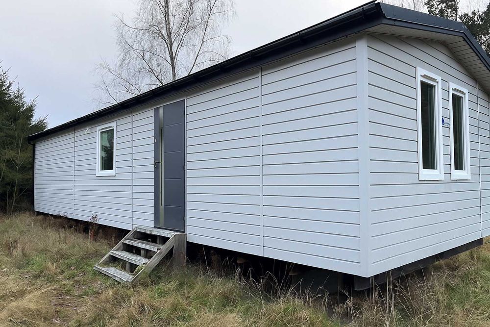 Domek mobilny całoroczny 4,1 x 12,1 m