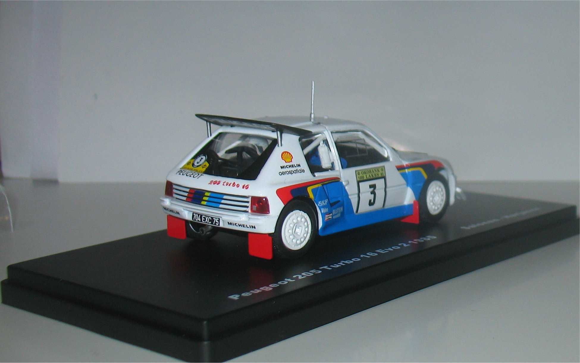 Peugeot 205 Turbo 16 E2 -Vencedor Rally 1000 Lagos 1985- Timo Salonen