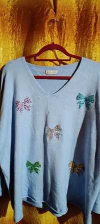 Sweter baby blue