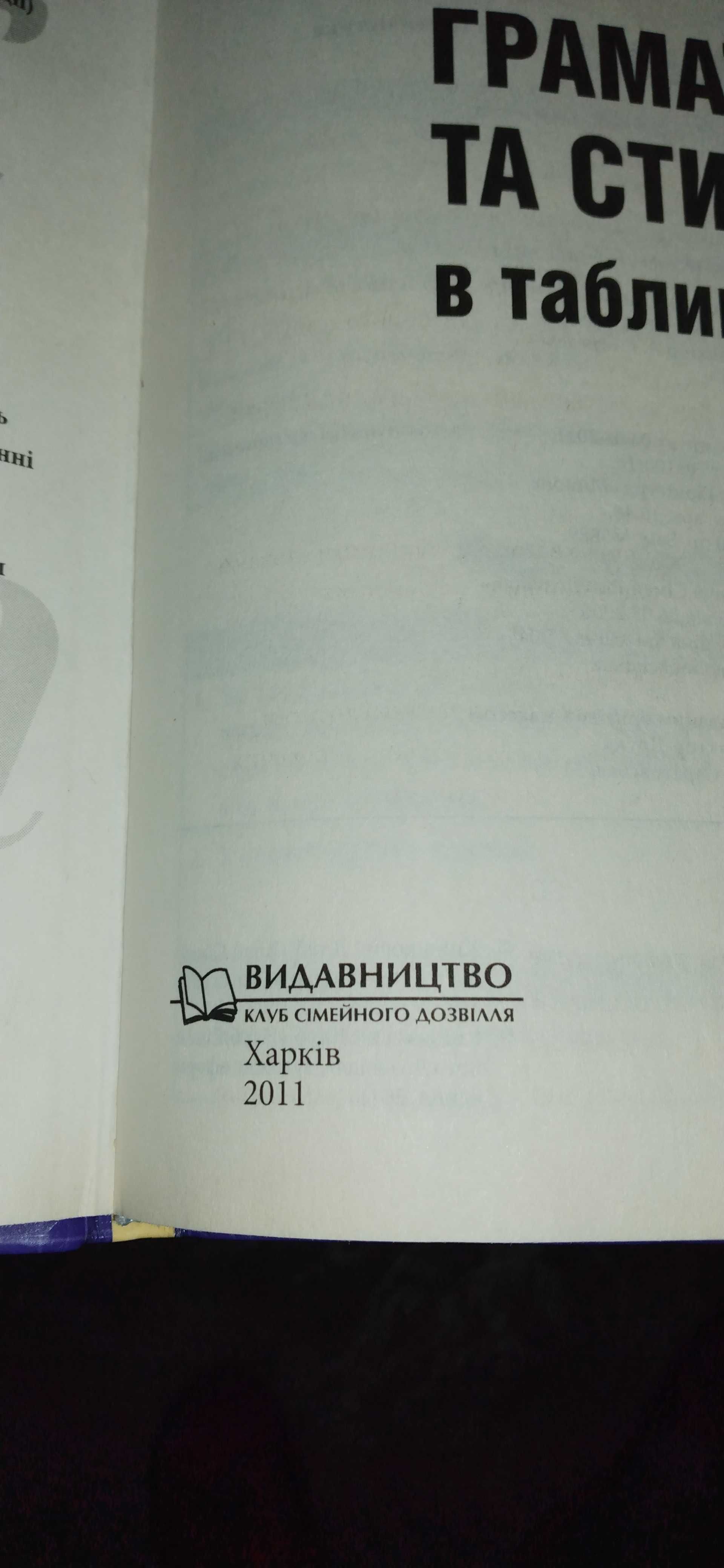 Книга "Українська орфографія, пунктуація, граматика та стилистика".