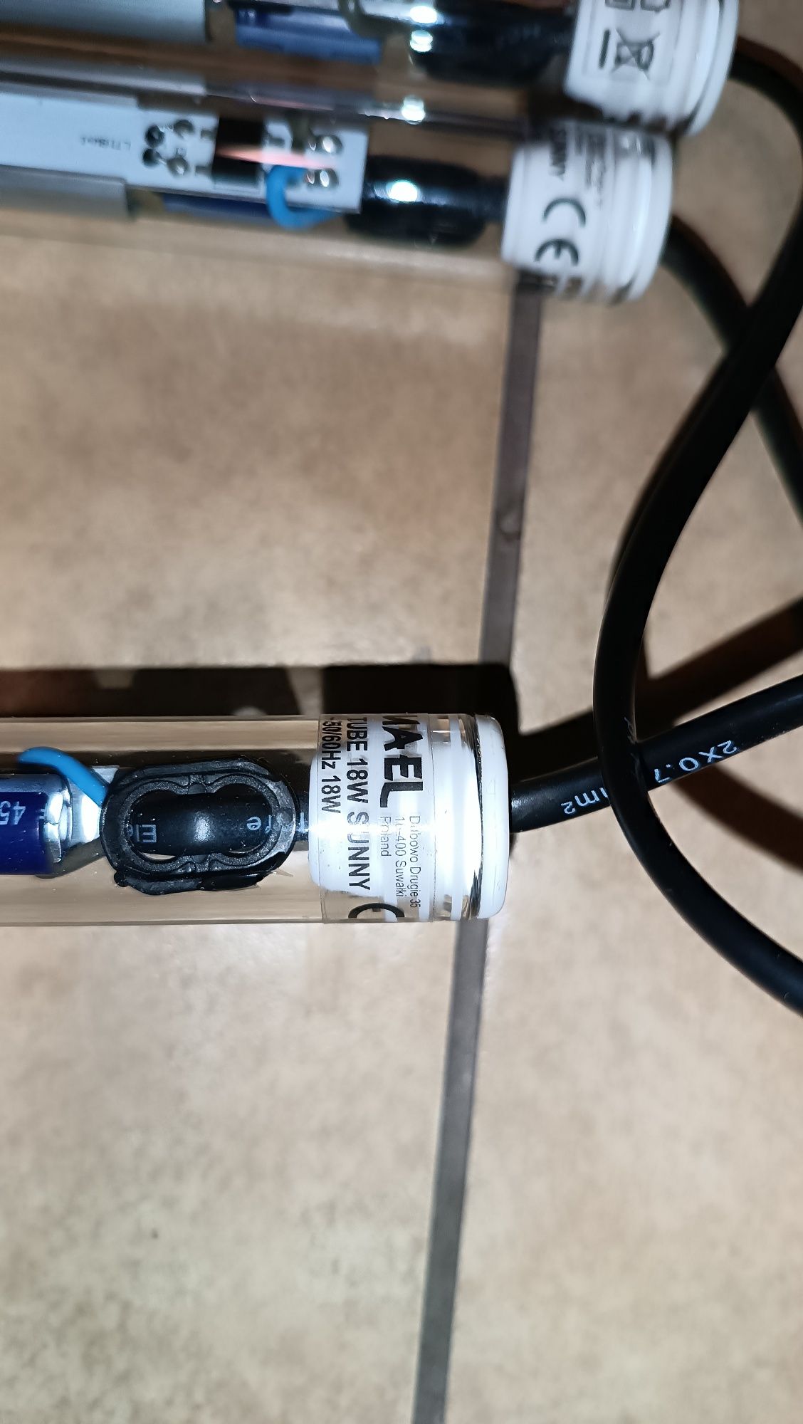 Ledy tube 18W sunny AQUAEL - 3 sztuki