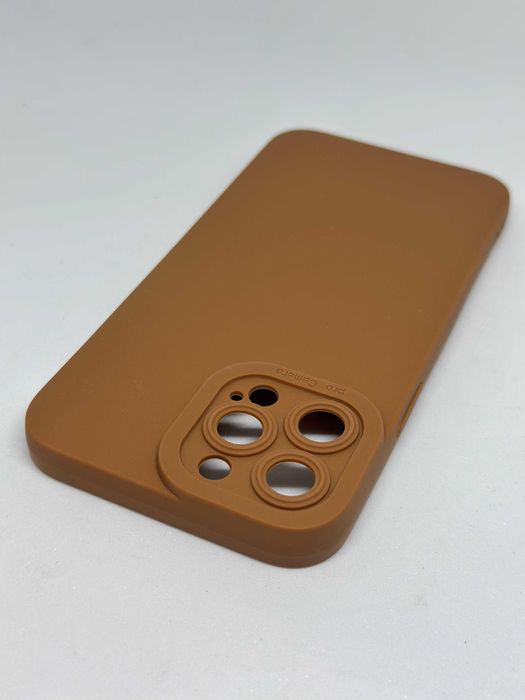 Obudowa Iphone 13 PRO MAX Etui Case Silikonowy Brązowy kod 470