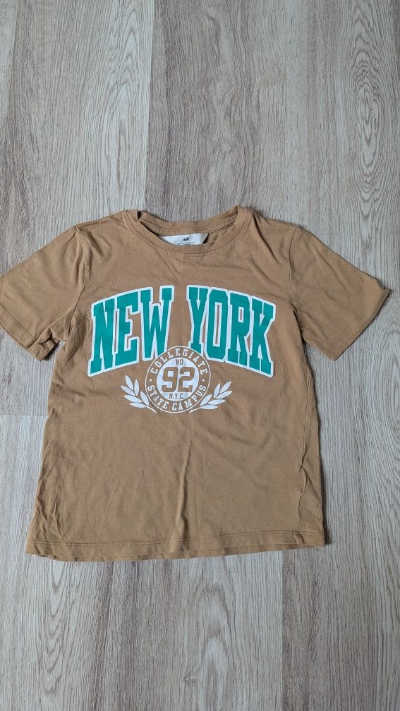 2 szt letnie koszulki t-shirt HM Reserved 110