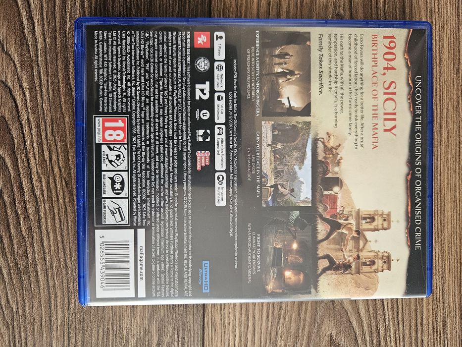 Gra Mafia The Old Country (Dawne Strony) Ps5