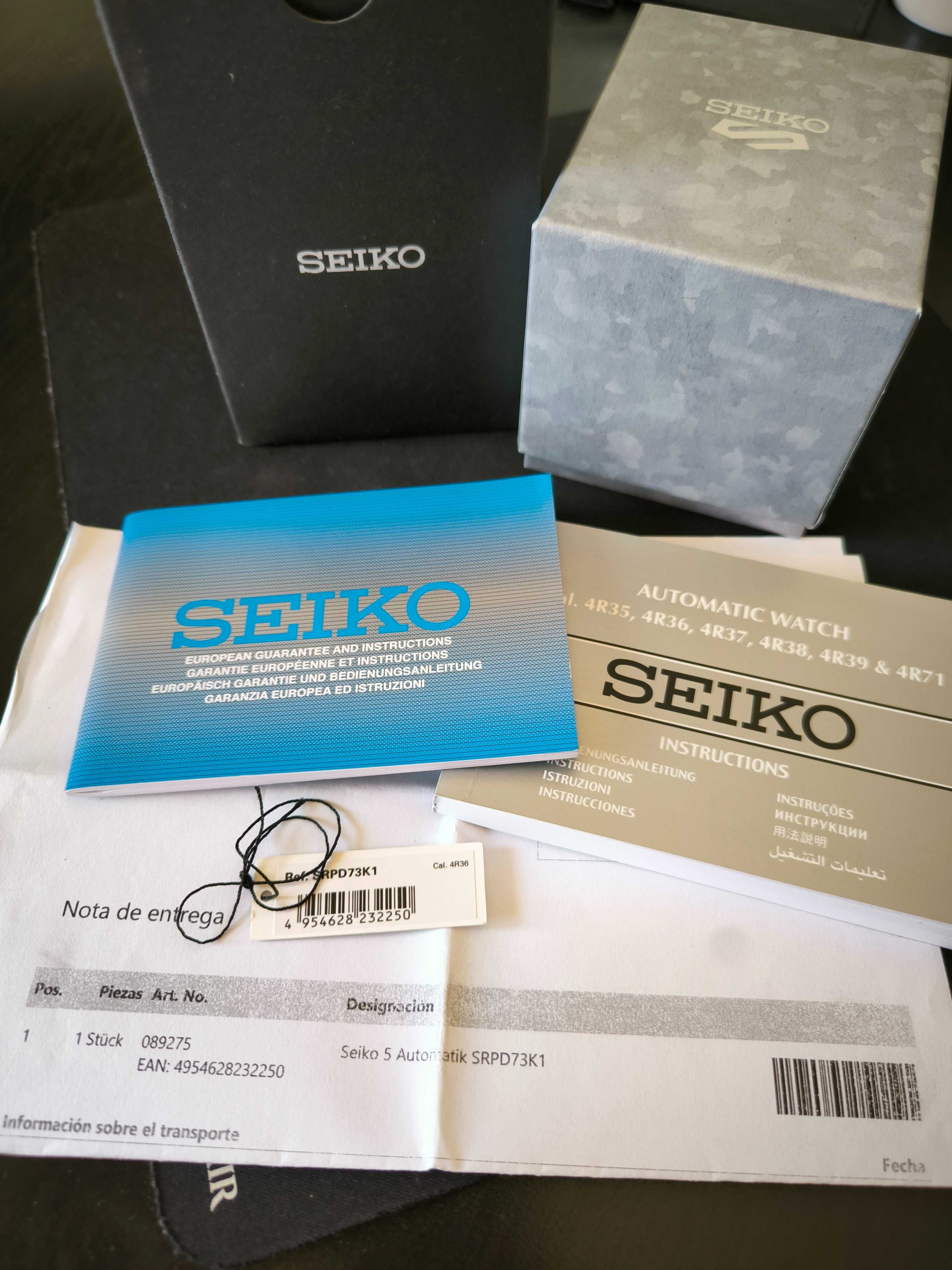 Relógio Automático Seiko SRPD73K1