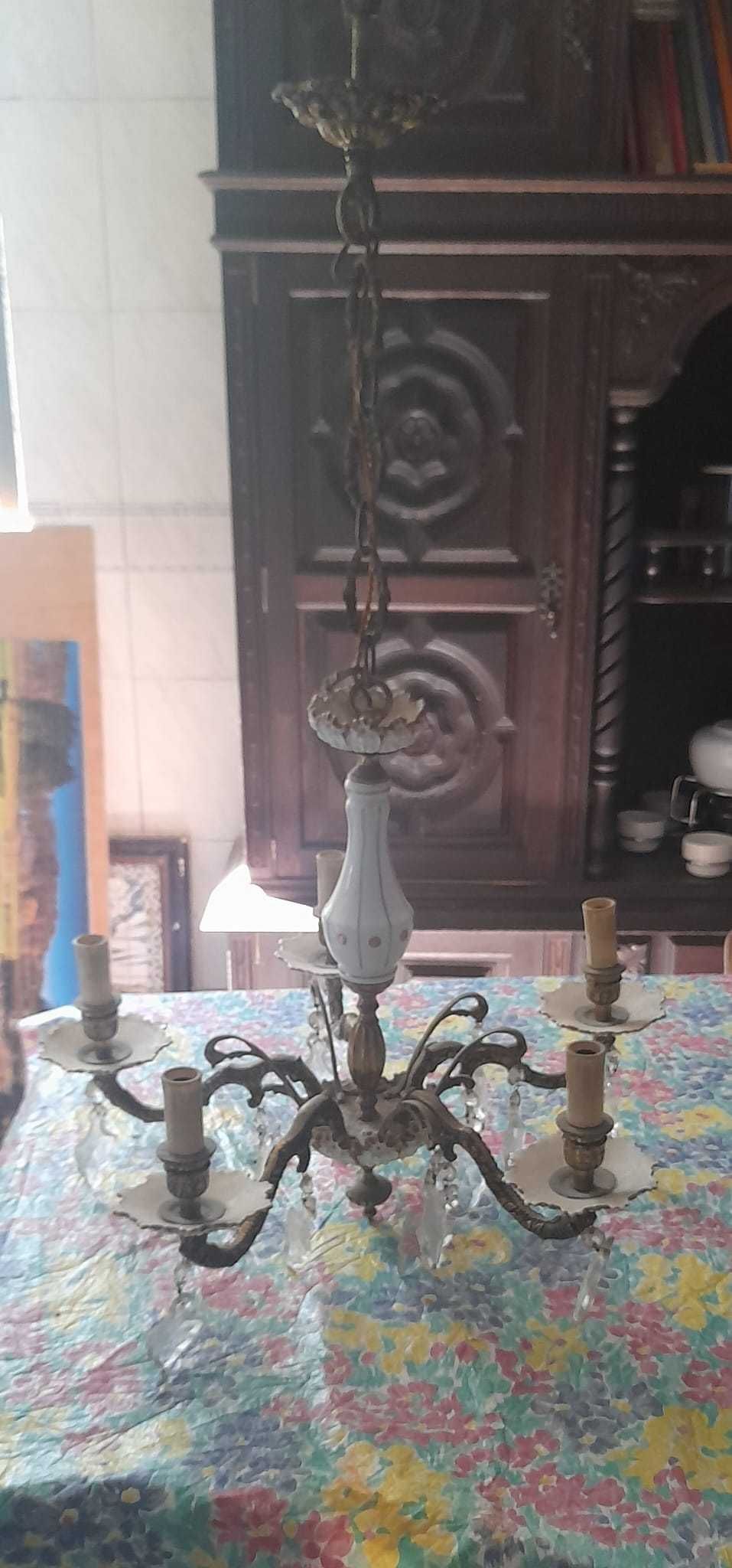 Candeeiro Vintage de 5 lâmpadas