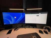 Monitor gameingowy AOC AGON 49'' AG493UCX2 (na gwarancji) -cały zestaw