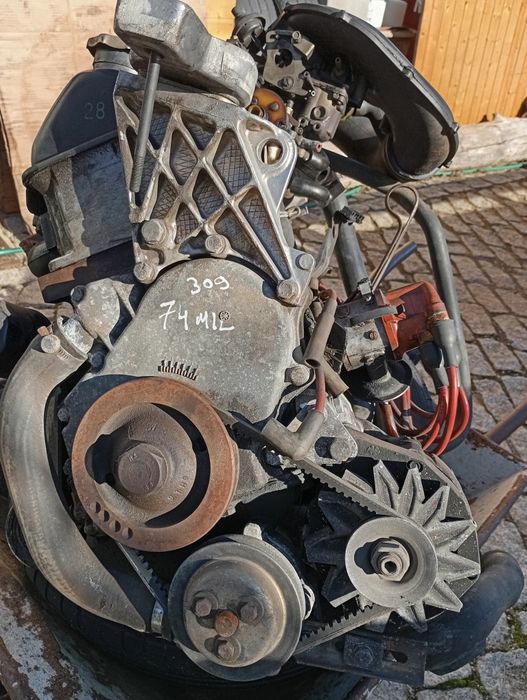 Motor e caixa  velocidades Peugeot 309