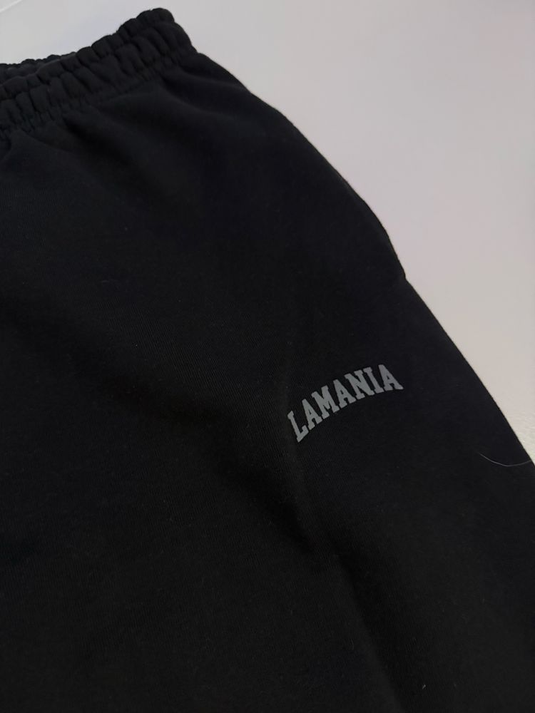 La mania spodnie dresowe tone 2 czarne 34
