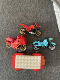 Motocykle i auto z Lego