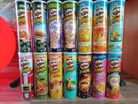 Puszki Pringles 14 sztuk duże zwykłe oraz limitowane logo 2009 - 2020