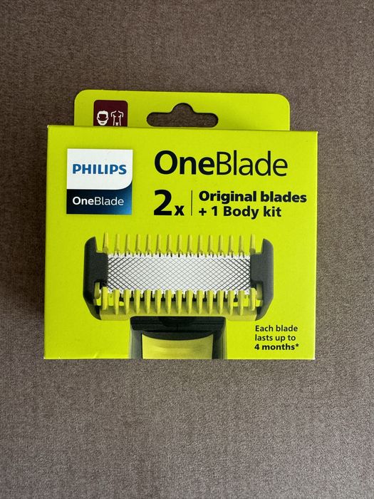 Оригінал. One Blade Philips змінні насадки, катриджи, лезо