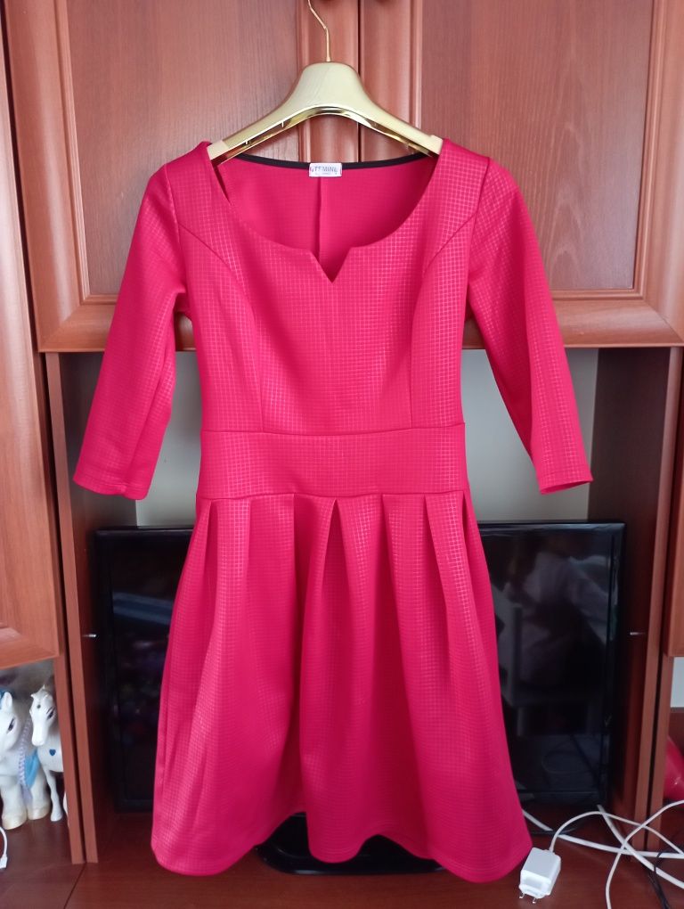 Сукня плаття червоне М 42-44р