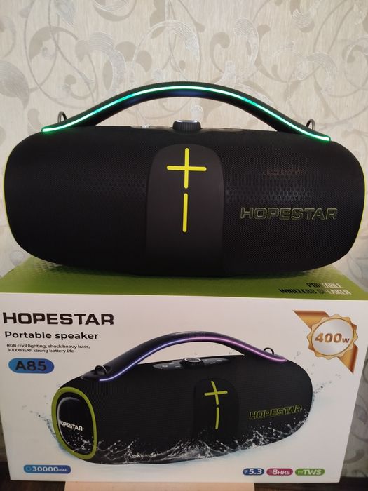 Hopestar A85 400W Bluetooth колонки чорные (Оригинал)
