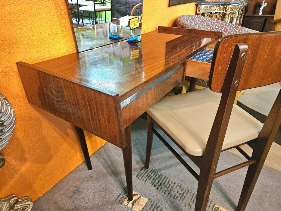 Conjunto de toucador vintage e banco - óptimo estad