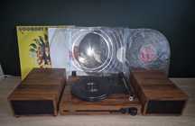 Gramofon winylowy z zewnętrznymi głośnikami Udreamer UD012 +5 płyt