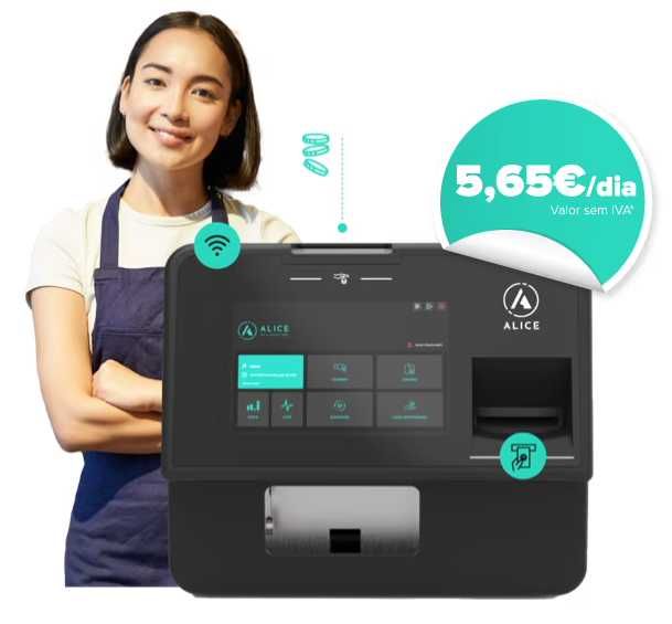 ALICE - Máquina de Gestão de Recebimentos em Dinheiro
