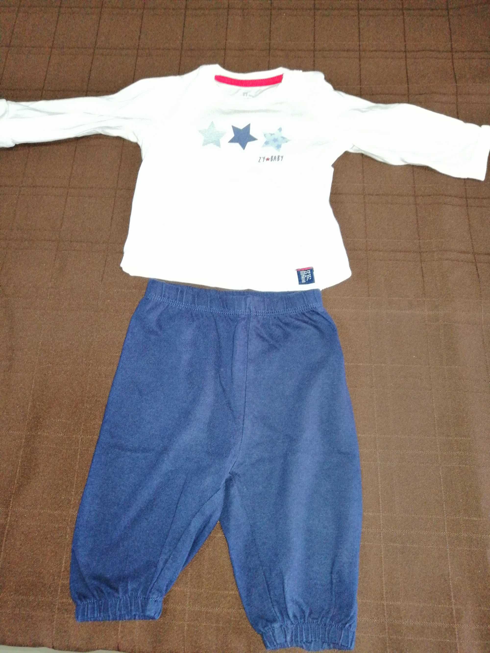 Pijama 2 peças, zippy, 3-6 meses