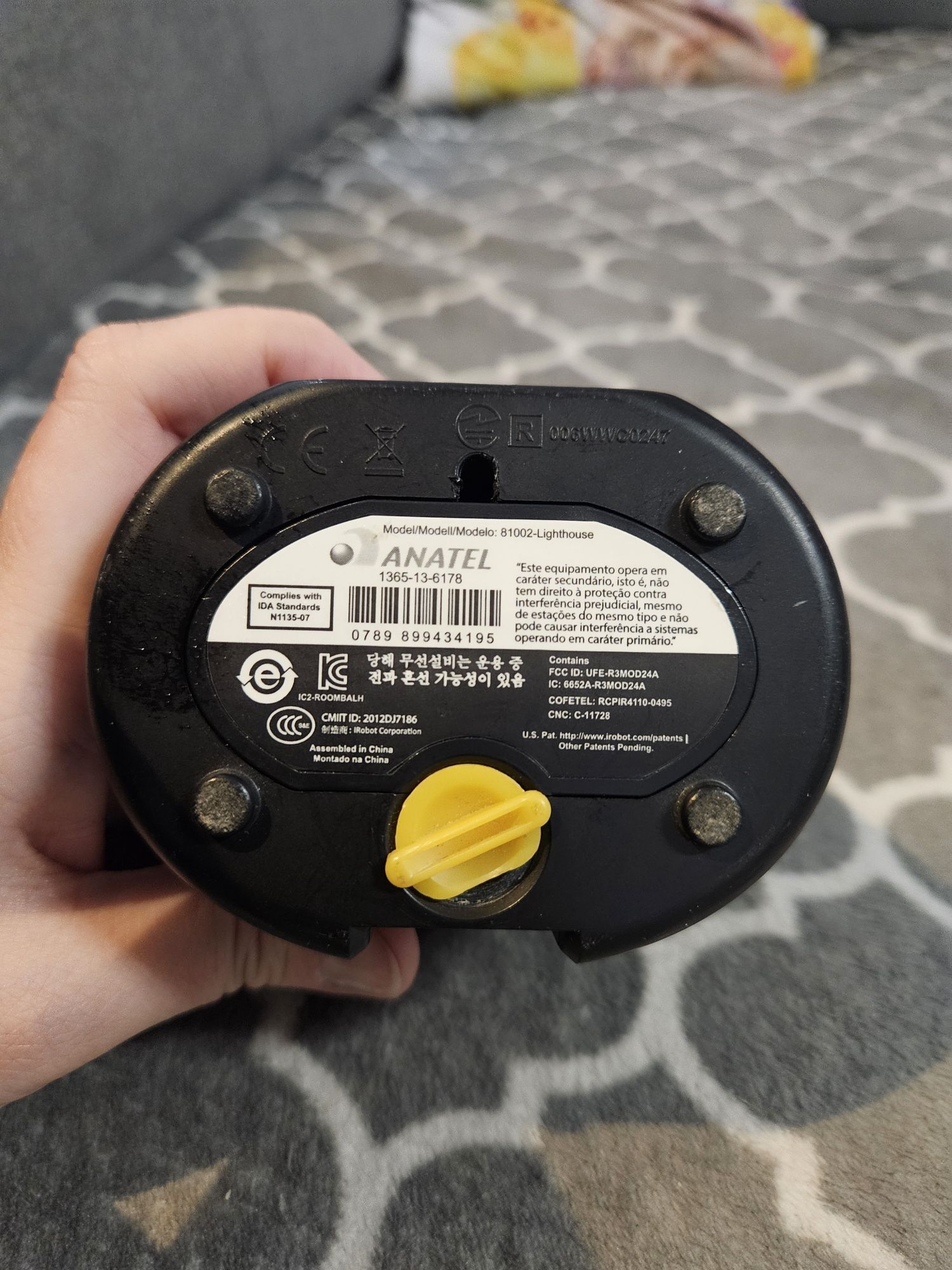 Irobot romba wirtualna latarnia ściana