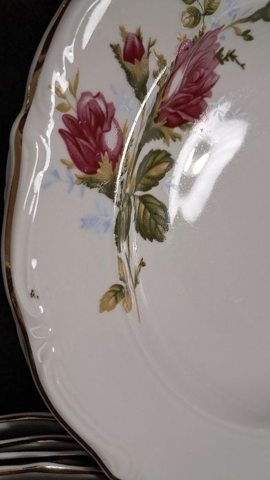 18 elementowy serwis obiadowy Wałbrzych PRL