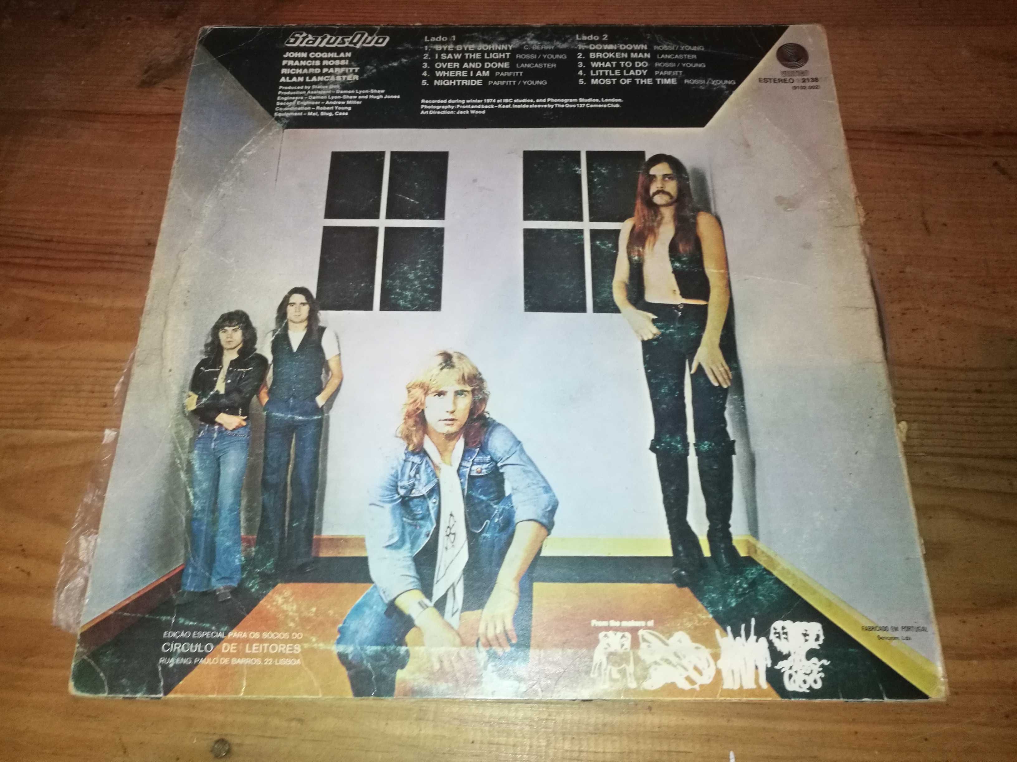 STATUS  QUO - On The Level   (Ed Portuguesa - CIRCULO DE LEITORES) LP