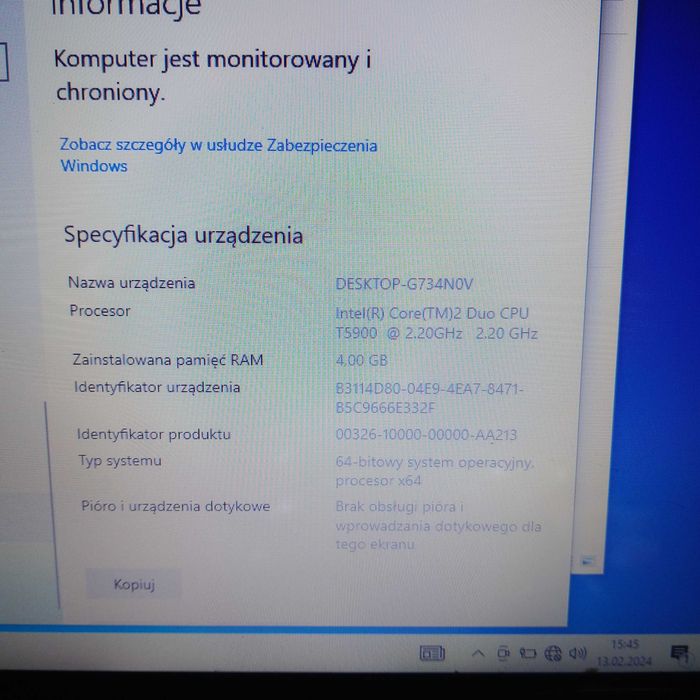 Laptop ASUS K50AD zasilacz.