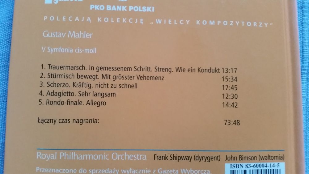CD Bach, CD Mahler