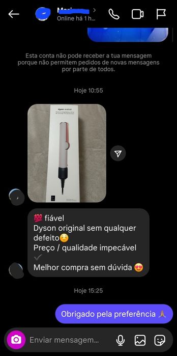 Dyson Airstrait (Alisador prancha de cabelo)