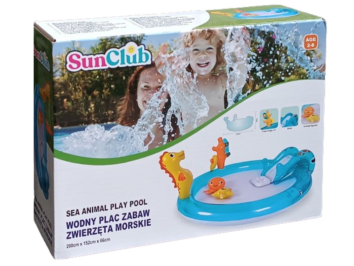 Basen dla dzieci SunClub - Plac zabaw 64x152x203cm