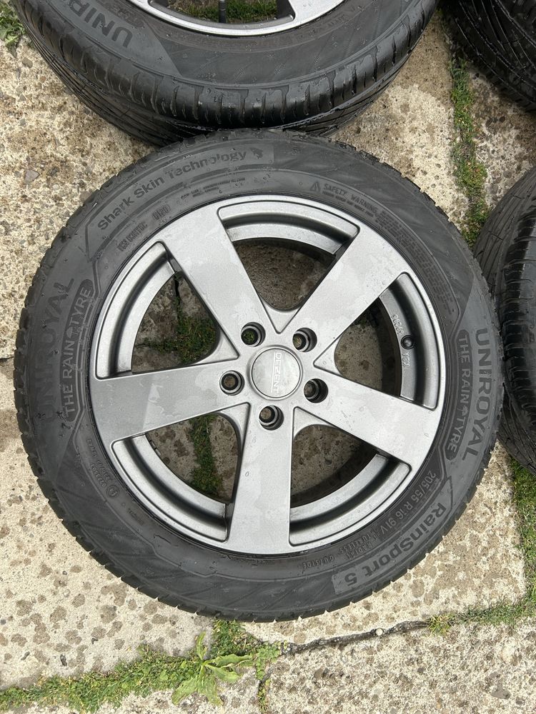 Jak Nowe Alufelgi Opel 16 5x110 astra zafira Opony Uniroyal 7-8mm 2021