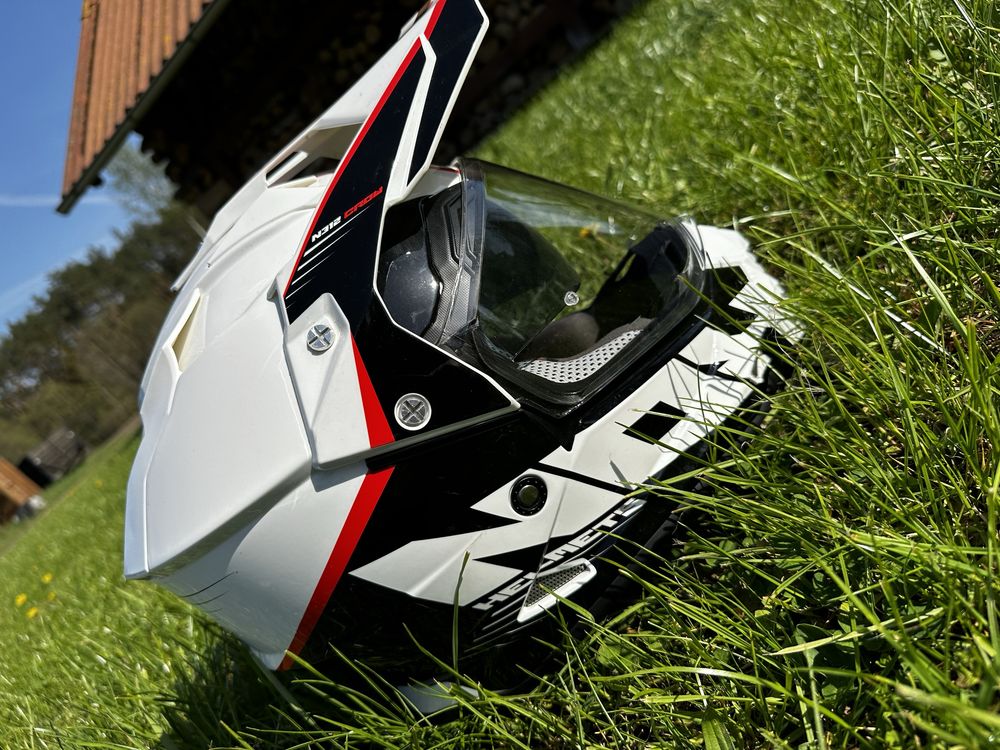 Kask motocross nox roz. L