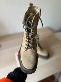 New leather boots PAPAYA