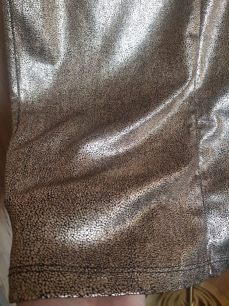 Złoto-srebrna spódnica top secret rozm. 38