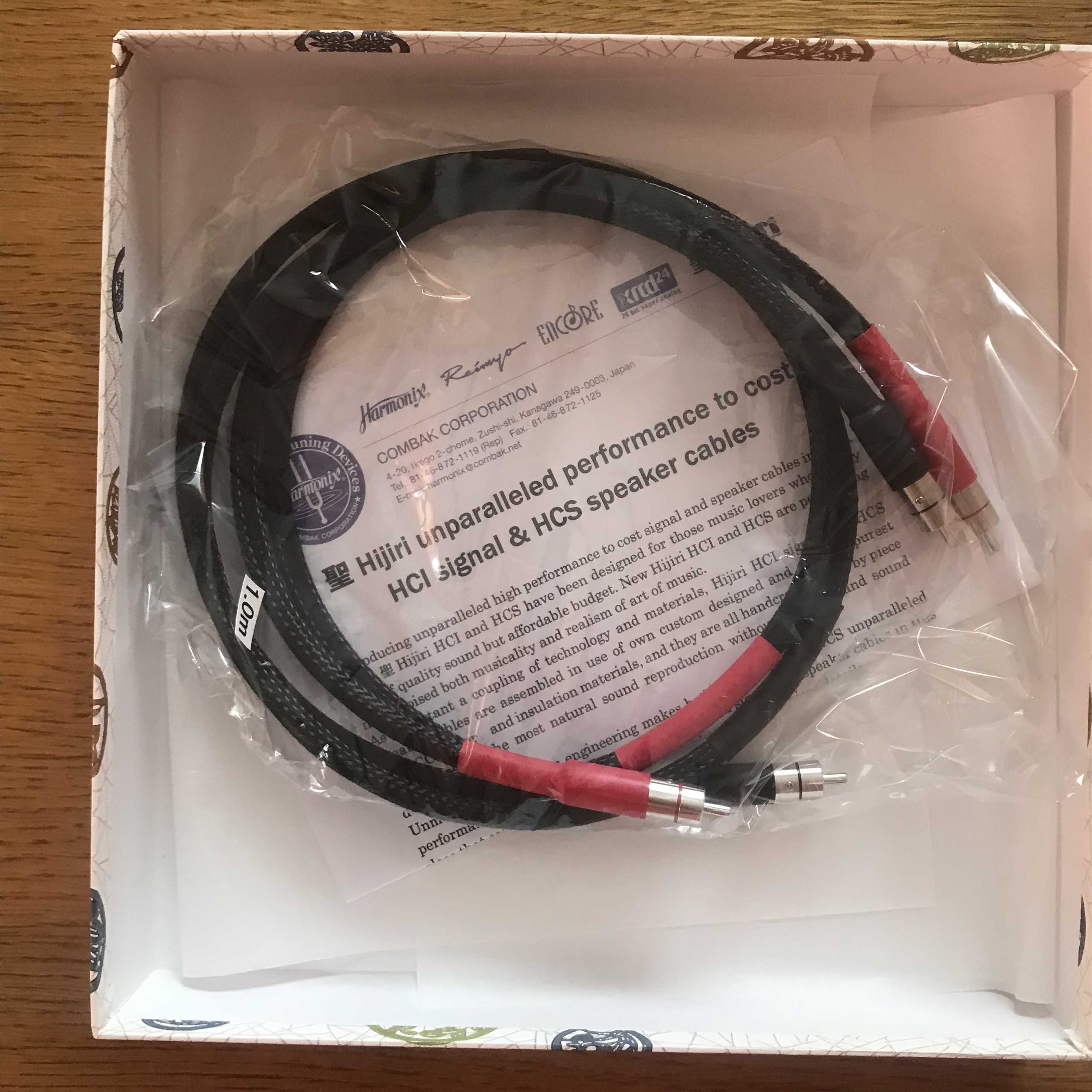 Hijiri HCI-R10 RCA interkonekt 1m Harmonix