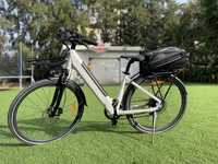 Bicicleta Elétrica Fiido C11 city Branca - extra cesto e bolsa