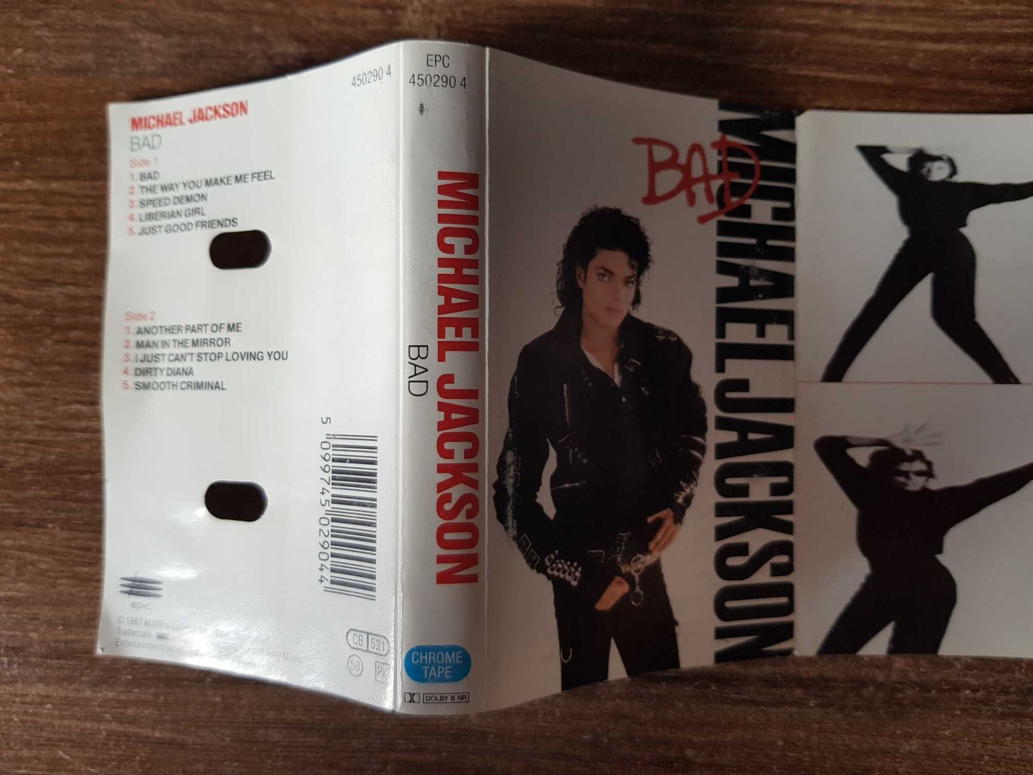 Michael Jackson BAD oryginalna kaseta magnetofonowa MJJ Production