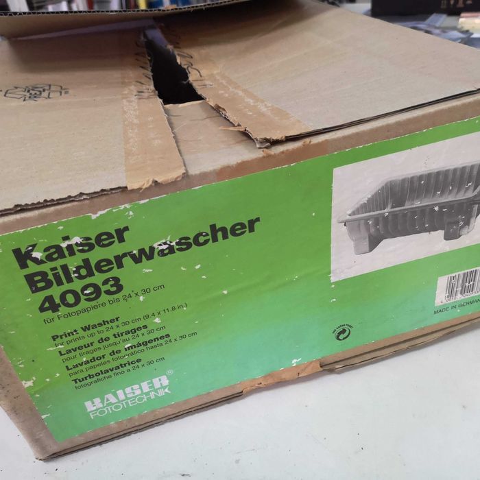 KAISER 4093 - Tanque de Lavagem Papel Fotográfico