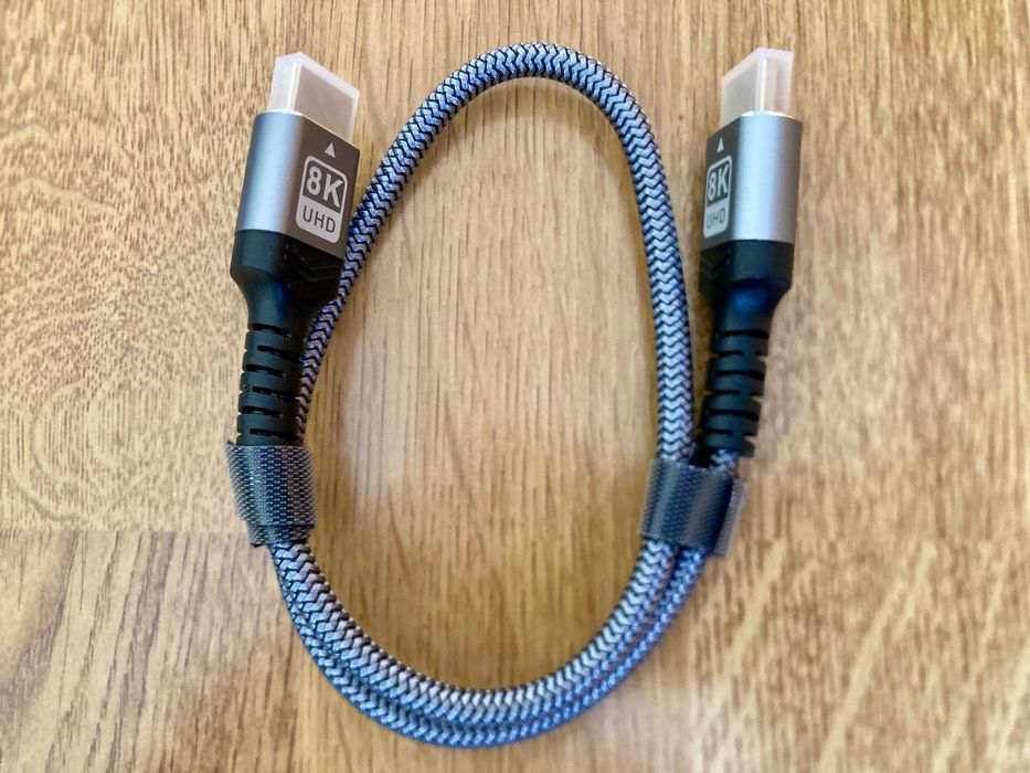 Кабель FSU HDMI 2.1 (50 см) 4K-120Гц 48 Гбит/с HDR10+ Dolby Atmos, DTX