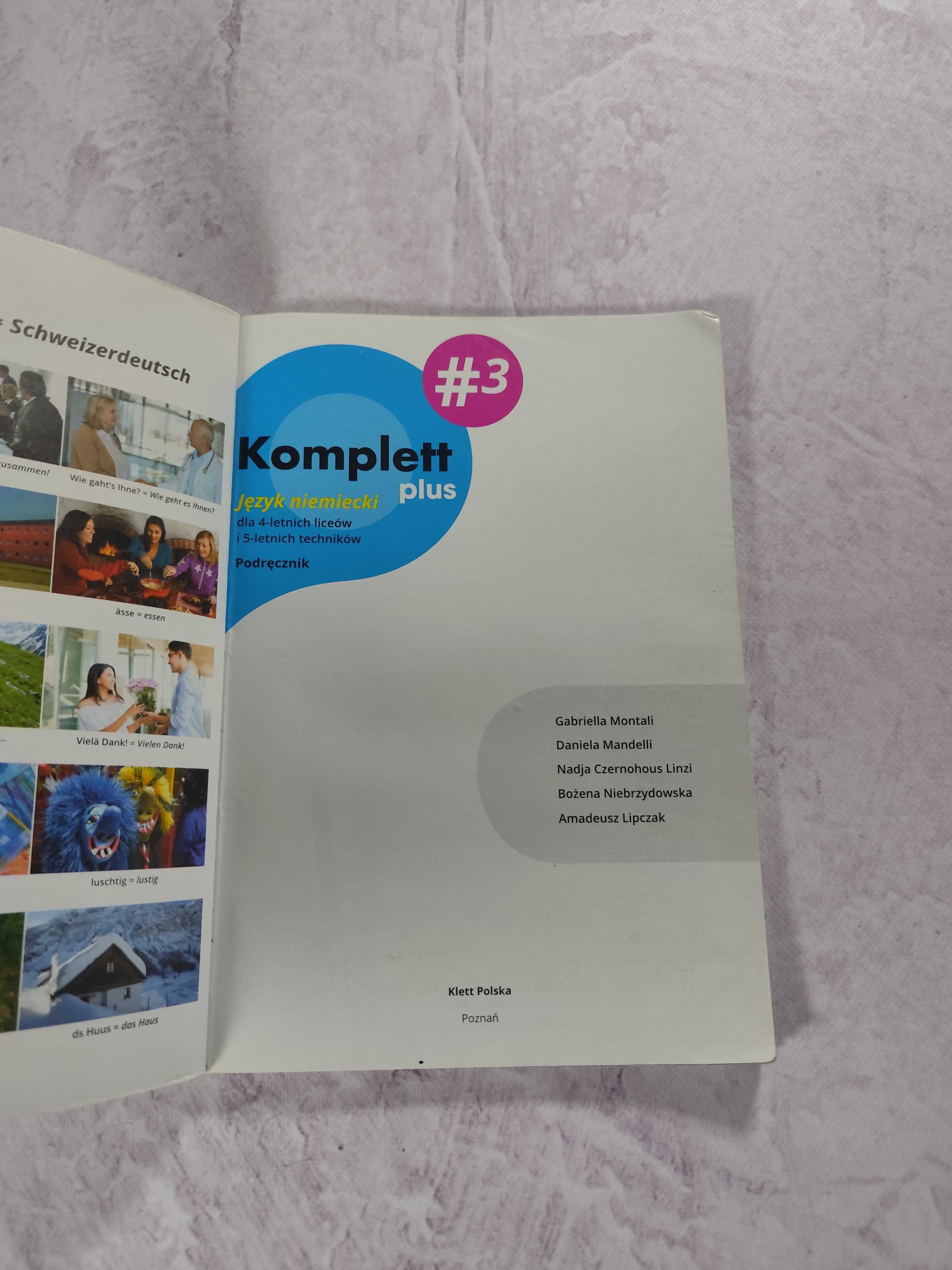 Komplett plus 3 podręcznik J.Niemiecki do 3 klasy technikum i liceum