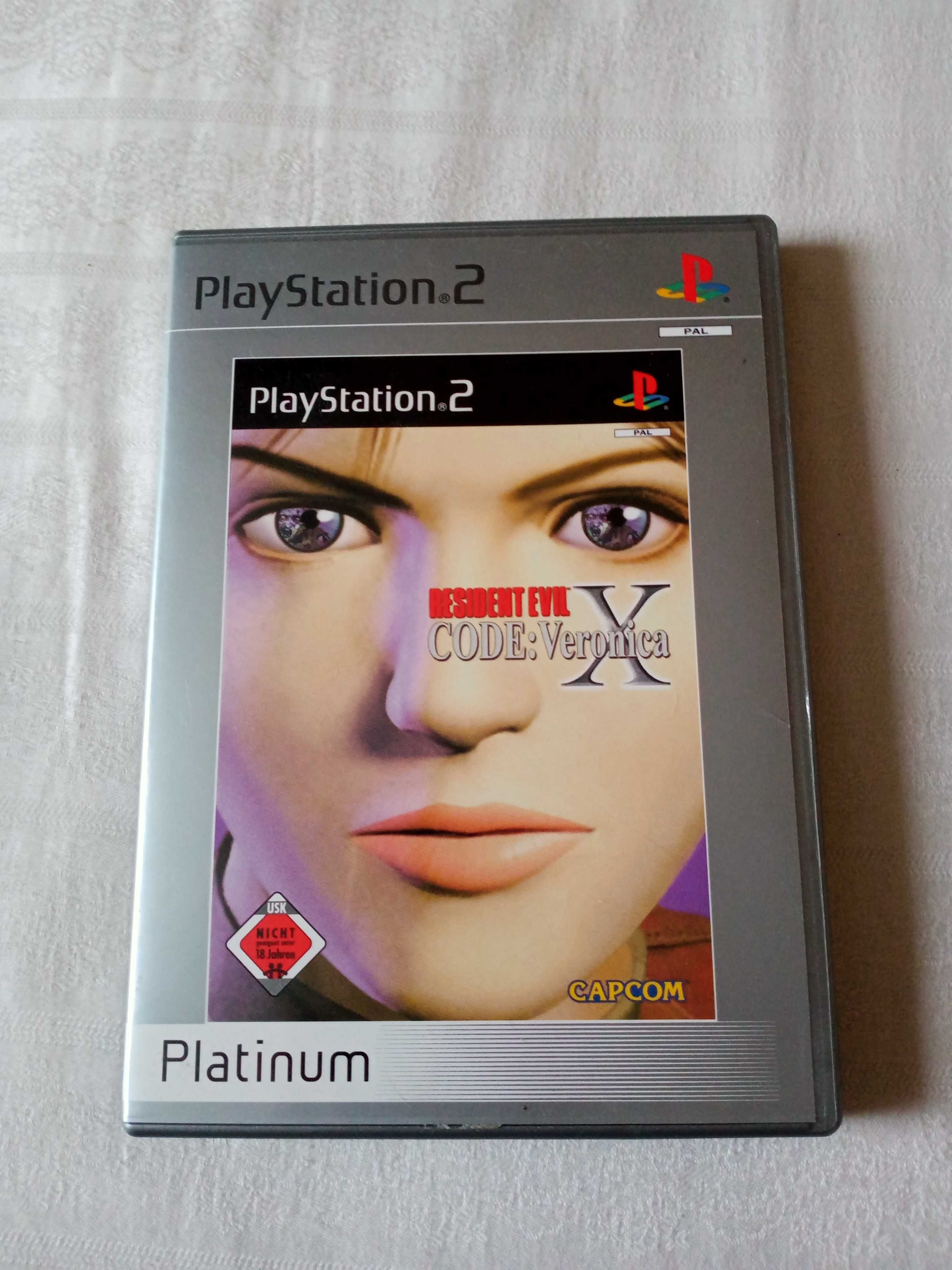 RESIDENT EVIL CODE VERONICA -PS2-Sony Playstation 2 -Unikat