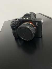 Sony a7 III + adaptador lente canon ef + cage smallrig