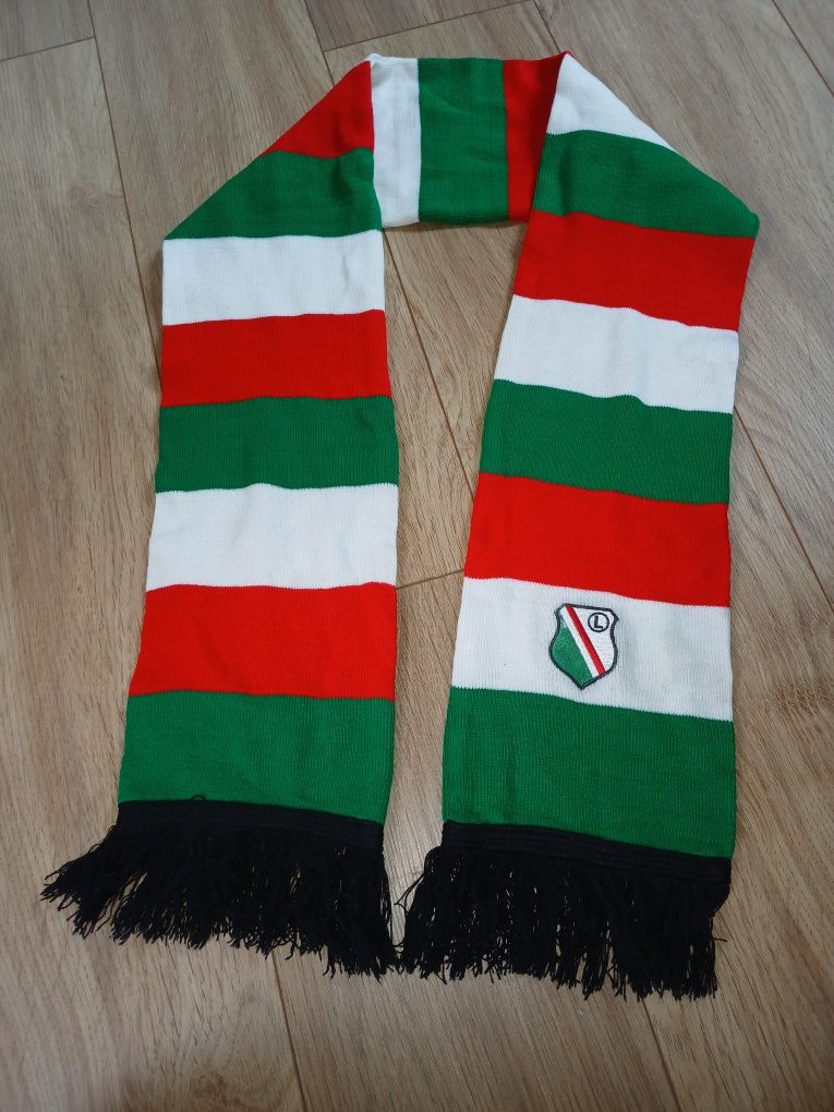 Szalik pasiak Legia Warszawa - szal piłkarski, kibic