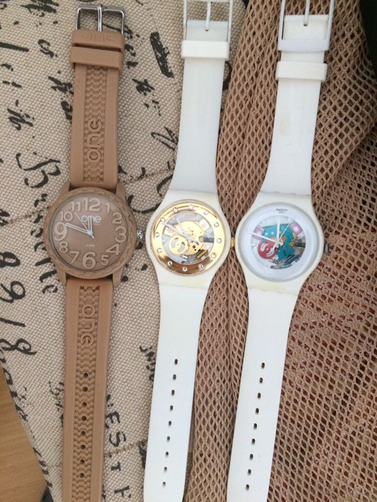 Relógios One e Swatch