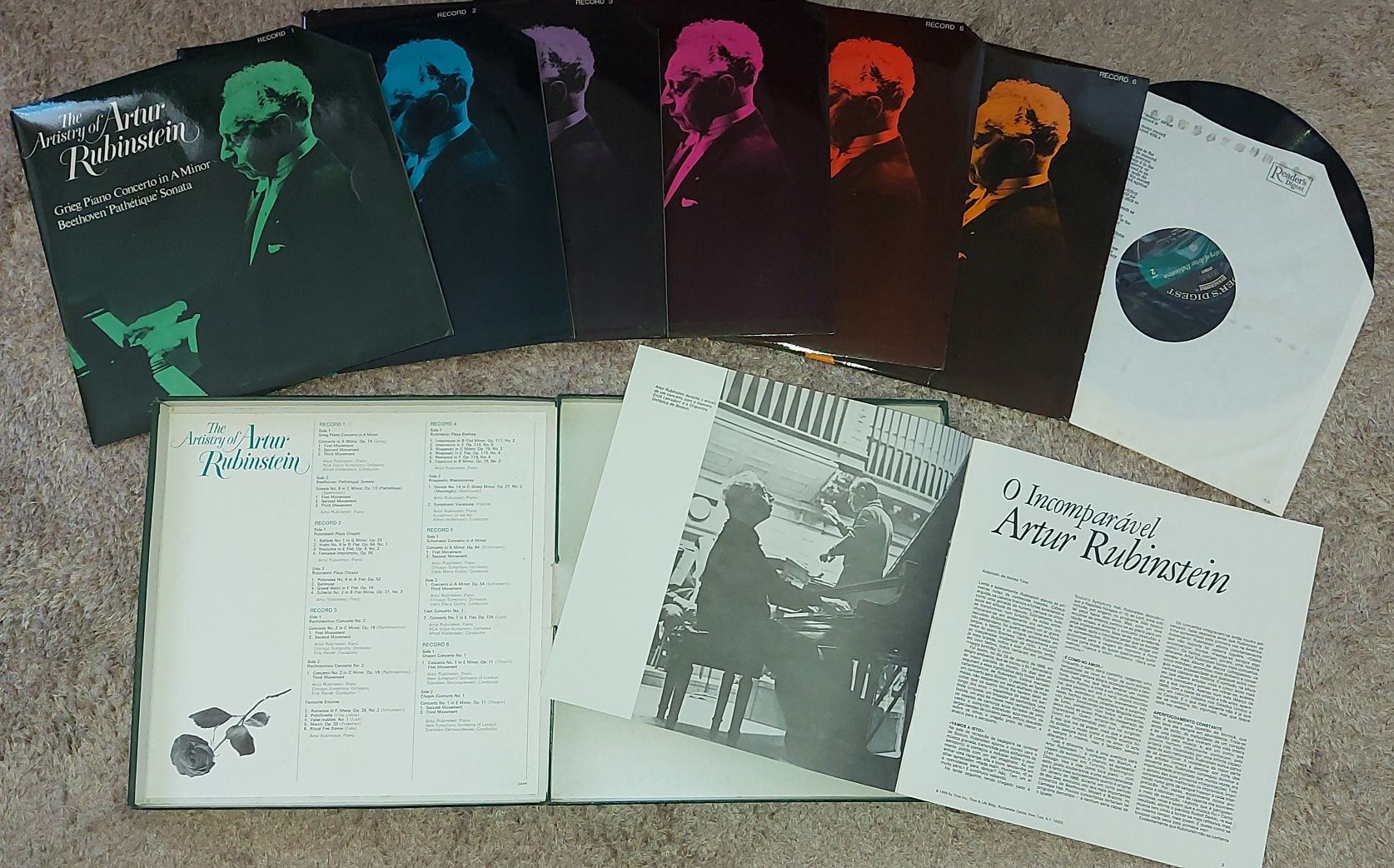 The Artistry of Artur Rubinstein em 6 LP