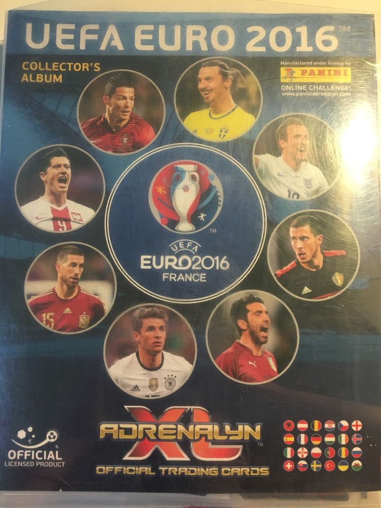 Album Panini Adrenalyn Euro 2016 Gareth Bale XXL